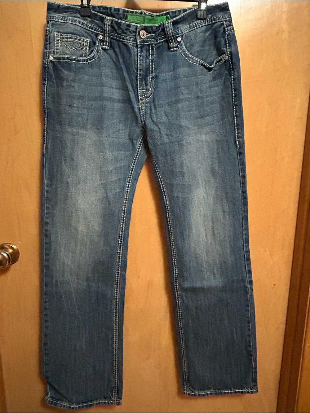 Men's Pistol Straight Denim Jeans